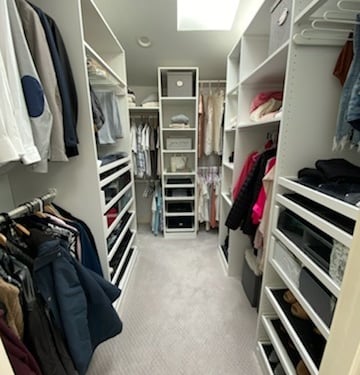 Vision Flooring and More cabinets and closet space. Custom built closet space and cabinets.