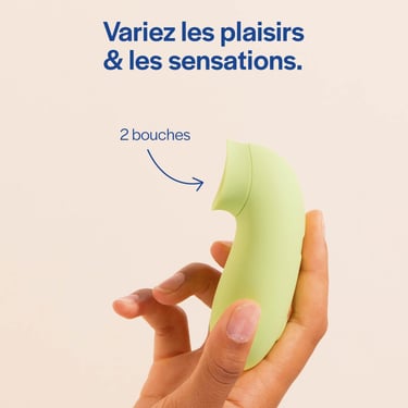 main tient appareil de profil