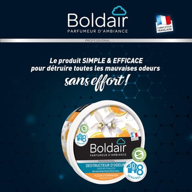 pot de parfum avec ecritures