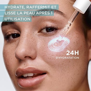 visage femme goutte de gel
