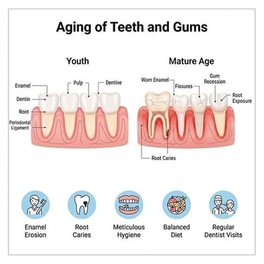 Dental Health Comparison: Youth vs. Mature Age