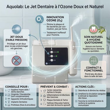Soins complémentaires gingivite: Jet Dentaire Aquolab