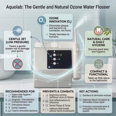 The benefits of the Aquolab water flosser for periodontitis
