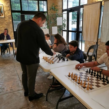 Dino Milanovic simultanée déchecs à lalbenque 17