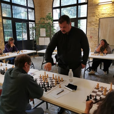Dino Milanovic simultanée déchecs à lalbenque 14