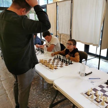 Dino Milanovic simultanée déchecs à lalbenque 4