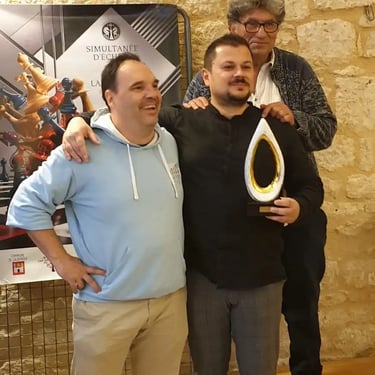 Dino Milanovic simultanée déchecs à lalbenque 1