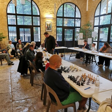 Dino Milanovic simultanée déchecs à lalbenque 8