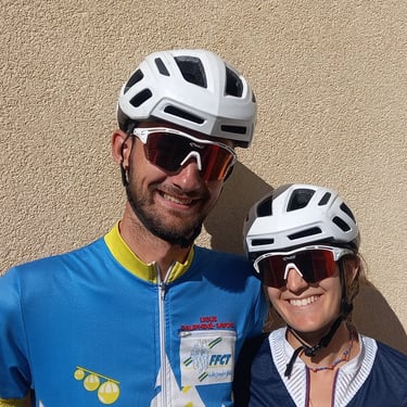 headshot of two bikepackers