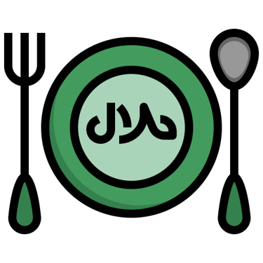 a green and black logo with a tear shaped like a tear