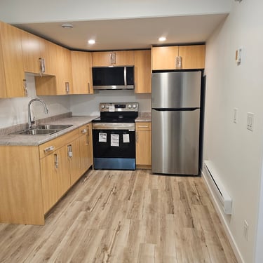 wood grain flat cabinets