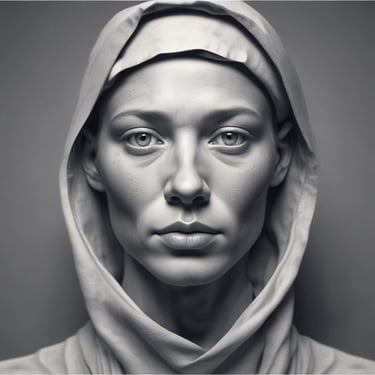 Two children are engaged in activities in a room with a checkered floor. A boy stands at a small table, working with a large, patterned bowl and a jug. A girl sits in a chair beside him, focusing on her task. The room features a large window, a radiator, and kitchen utensils hanging on the wall.