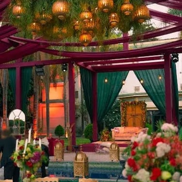 oriental wedding decoration