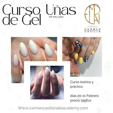 Carmen Casilla Academy, cursos de uñas presenciales en Barcelona