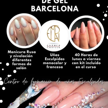 Carmen Casilla Academy, cursos de uñas presenciales en Barcelona