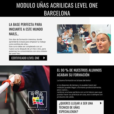 Carmen Casilla Academy, cursos de uñas presenciales en Barcelona