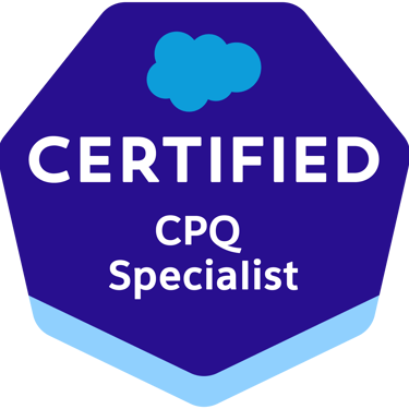 Salesforce CPQ Specialist Certification - expertise in quoting and pricing solutions