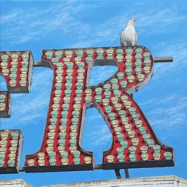 Peinture à l'huile - Brighton Pier