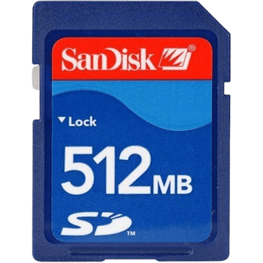 SanDisk 512MB SD Card