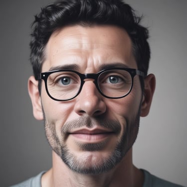 A woman with long hair is writing on a whiteboard. She is using sticky notes and markers to organize and plan a strategy. The board has various handwritten notes and symbols related to marketing and digital education.