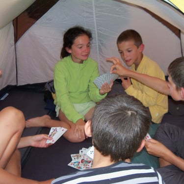 Jeux au camping des deux Séquoias