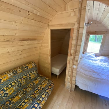 5 couchages Pod au camping des deux sequoias