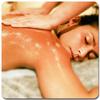 Ayurvedische massage vrouw