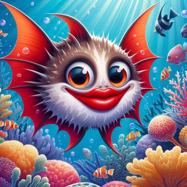 The Amaginky Bat fish, ever present across all platforms. 