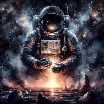 Spaceman | simcaart.com
