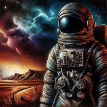 Spaceman | simcaart.com