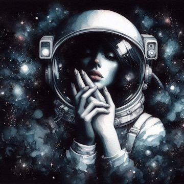 Spacewoman | simcaart.com