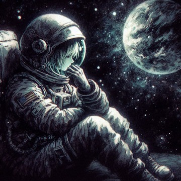 Spacewoman | simcaart.com