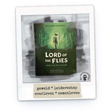 Polaroid van het boek 'Heer van de Vliegen'