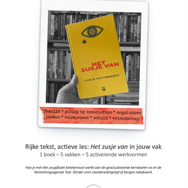 Document Rijke tekst, ac,eve les: Het zusje van in jouw vak 1 boek – 5 vakken – 5 ac-verende werkvormen
