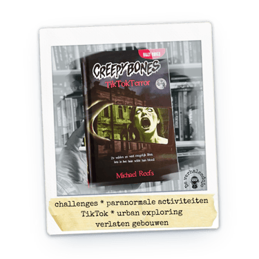 Polaroid van het boek TikTokTerror van Michael Reefs