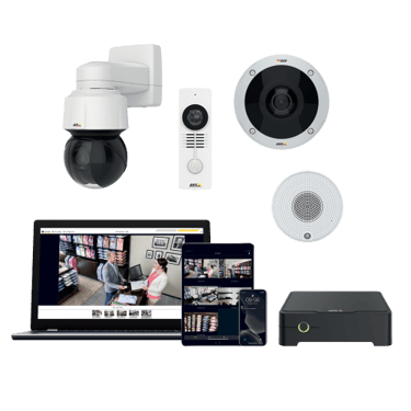 Video surveillance, access control, intercom, and network security systems