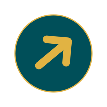 Icona con una freccia rivolta verso l'alto a destra, utilizzata per indicare direzione o azione.