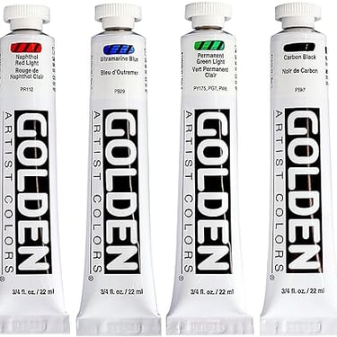 The acrylic paint I use for my portrait commissions