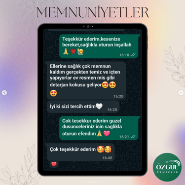 Özgül Temizlik şikayetvar