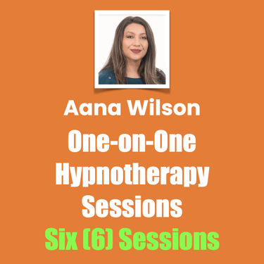 One-on-One Hypnotherapy Sessions, Six Sessions Package