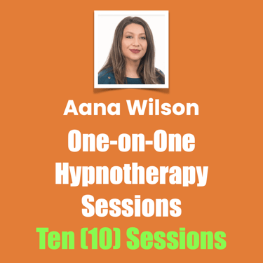 One-on-One Hypnotherapy Sessions, Ten Sessions Package