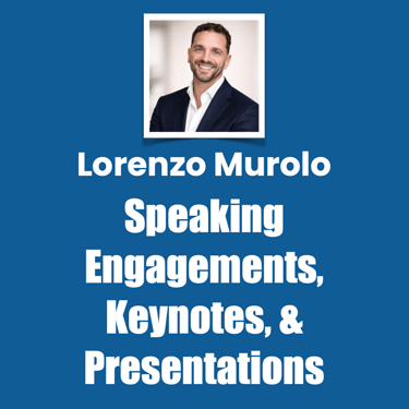 Lorenzo, Speaking Engagements, Keynotes, and Presentations