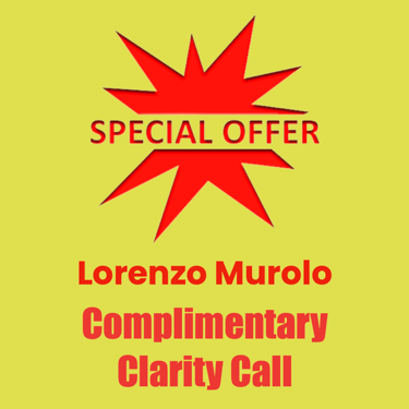 Complimentary Clarity Call with Lorenzo Murulo