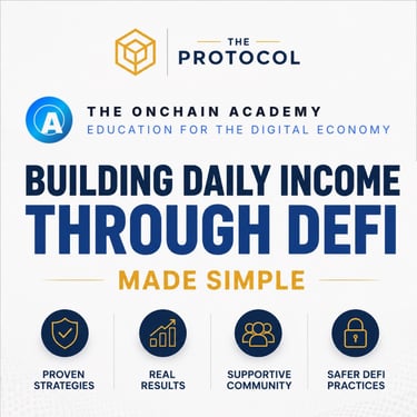 The On-Chain Academy, Building Daily Income Through DeFi