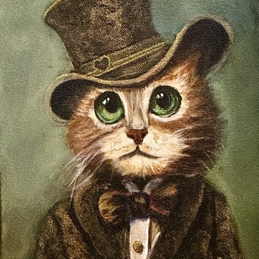 “Mr. Mac” cat painting 