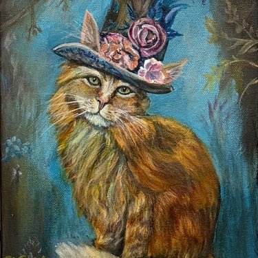 “Picture Purrfect” cat painting 