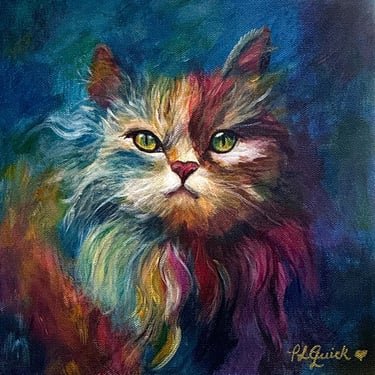 “Sheba” cat painting 