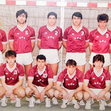 1984-1985 Πρωταθλήτρια ομάδα ανδρών Α' κατηγορίας και Κυπέλλου - Κυπελλοπρωταθλήτρια