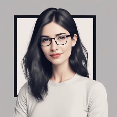 woman wearing black crew-neck shirt