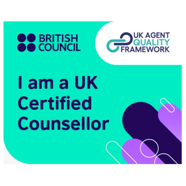 logo for British Council, Trajectory is a Certified Counsellor